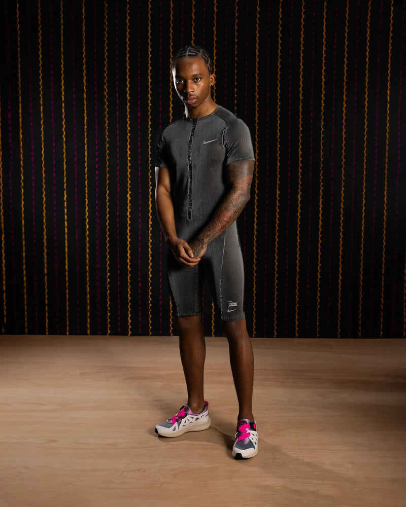 Nike x Patta Running Team Race Suit (Black/Grey) - Patta