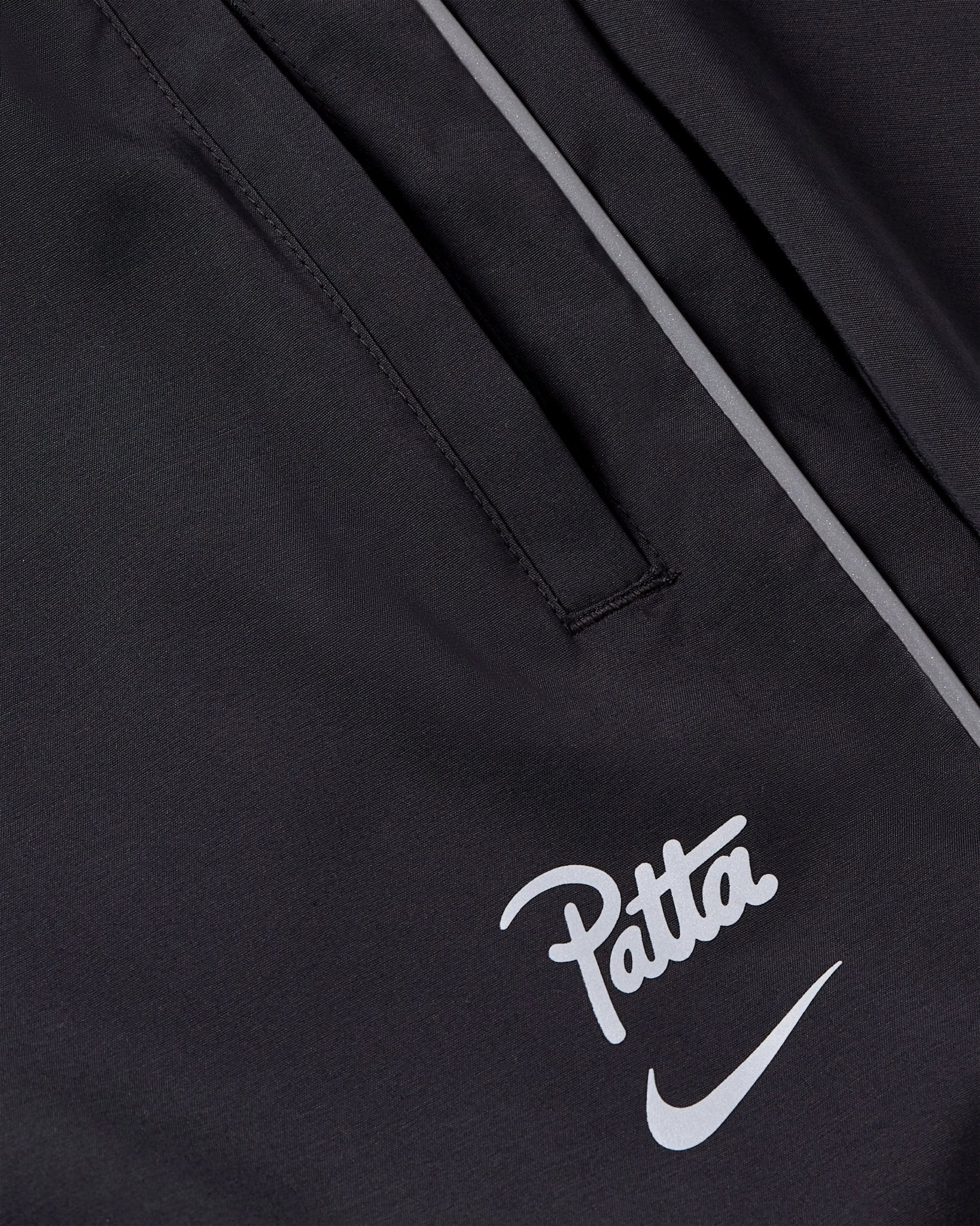 Nike x Patta Running Team Track Pants (Black) - Patta