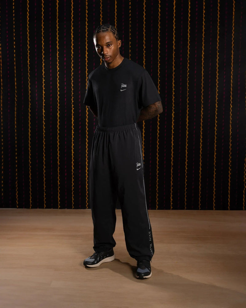 Nike x Patta Running Team Track Pants (Black) - Patta