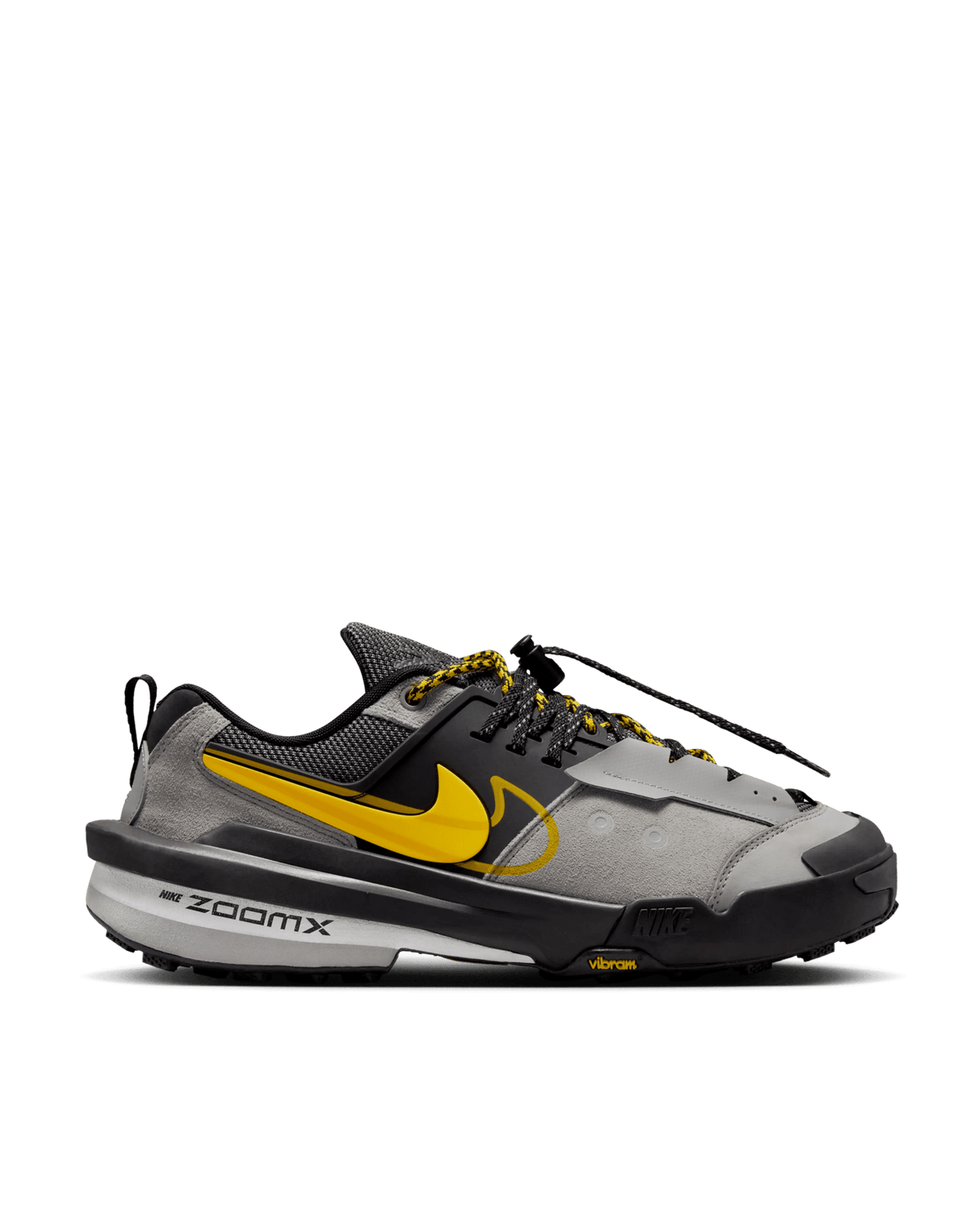 Nike Zegamadome x Sacai (Matte Silver/Tour Yellow-Black) - Patta