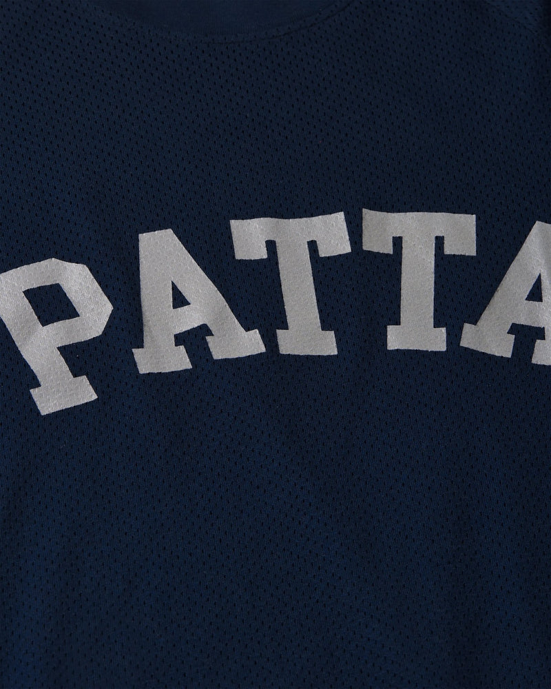 Patta Arc Logo Mesh Longsleeve Jersey (Black Iris) - Patta