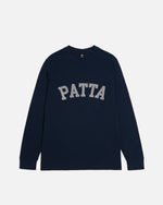 Patta Arc Logo Mesh Longsleeve Jersey (Black Iris) - Patta
