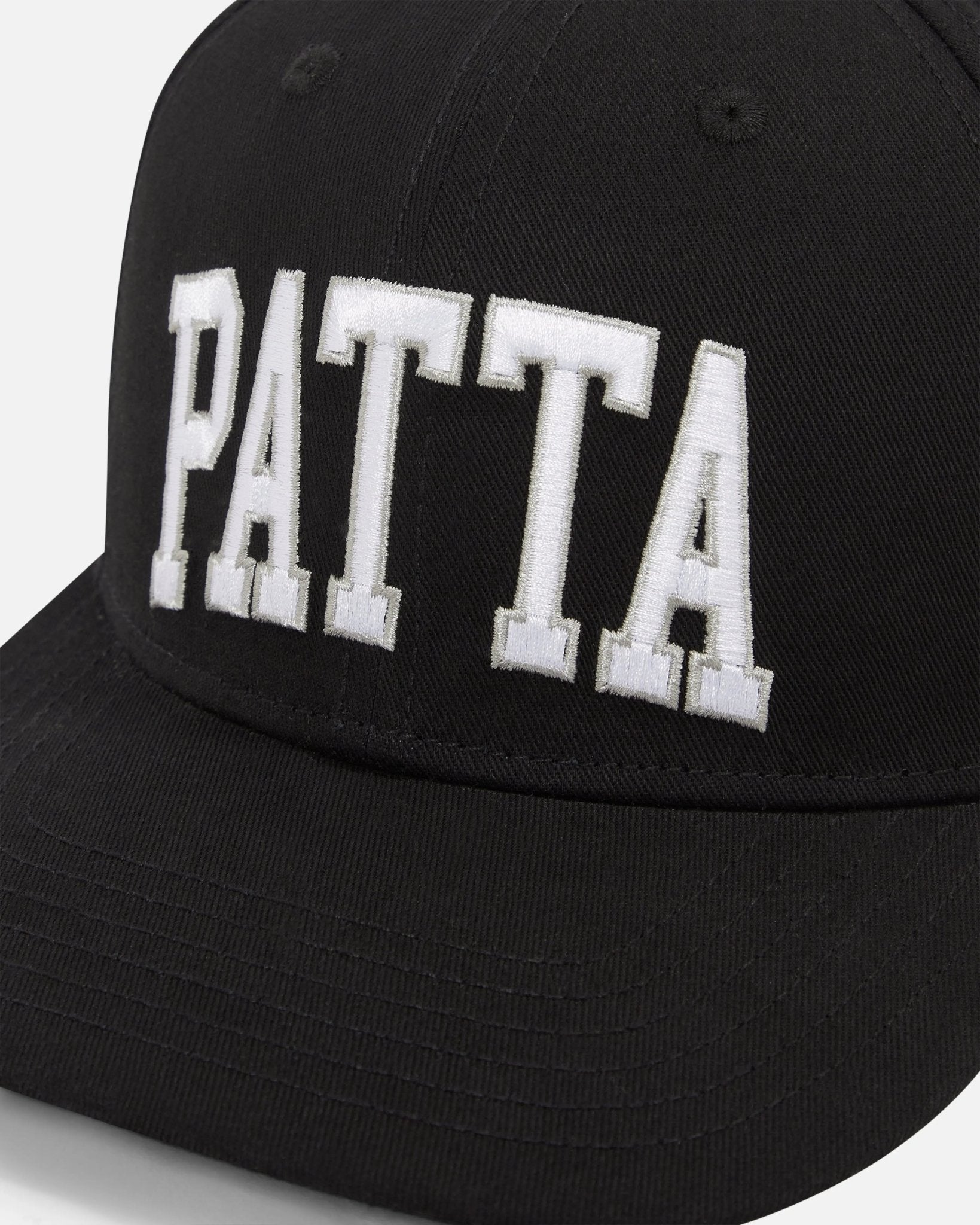 Patta Arc logo Snapback Cap (Black/Blue (Black) - Patta