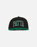 Patta Arc Logo Snapback Cap (Black) - Patta