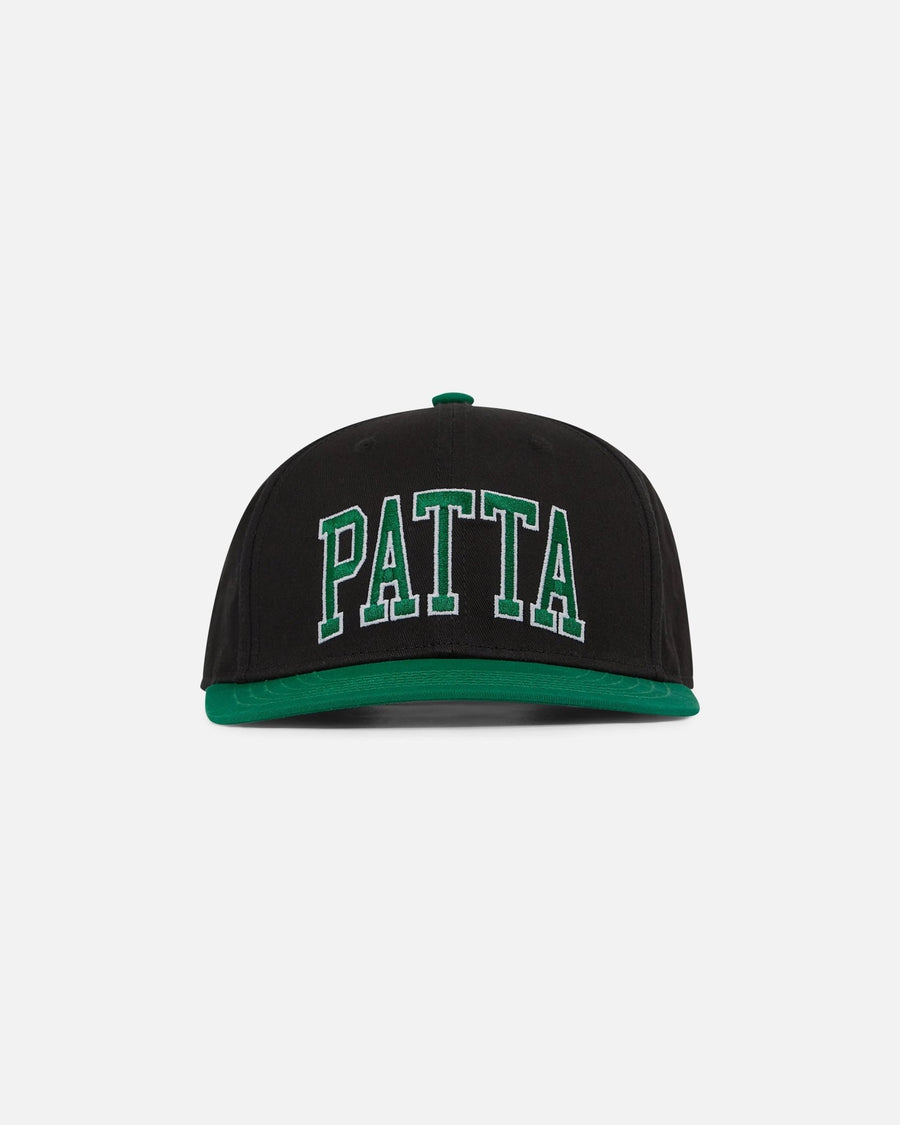 Patta Arc Logo Snapback Cap (Black) - Patta