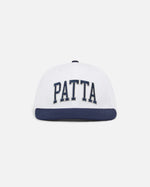 Patta Arc Logo Snapback Cap (White) - Patta
