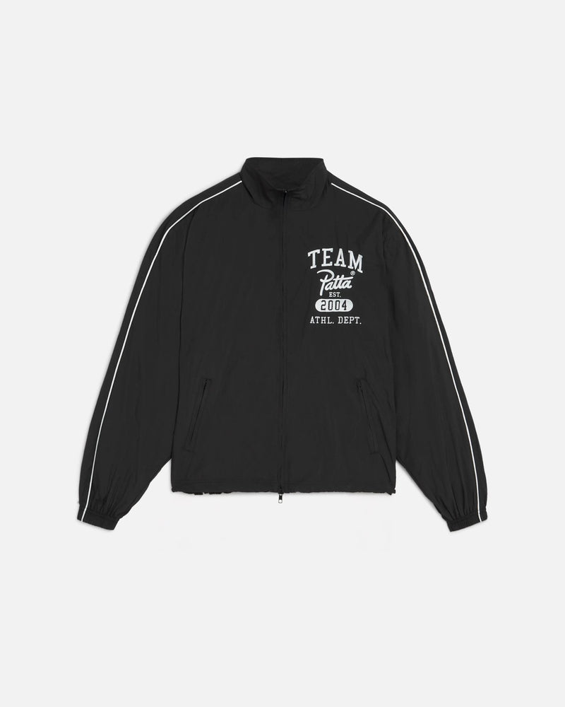 Patta Athletic Nylon Track Jacket (Black) - Patta