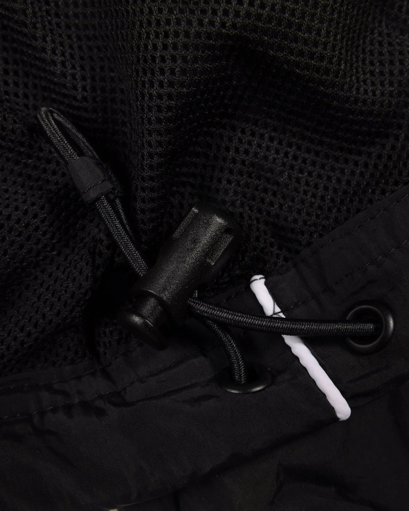 Patta Athletic Nylon Track Jacket (Black) - Patta