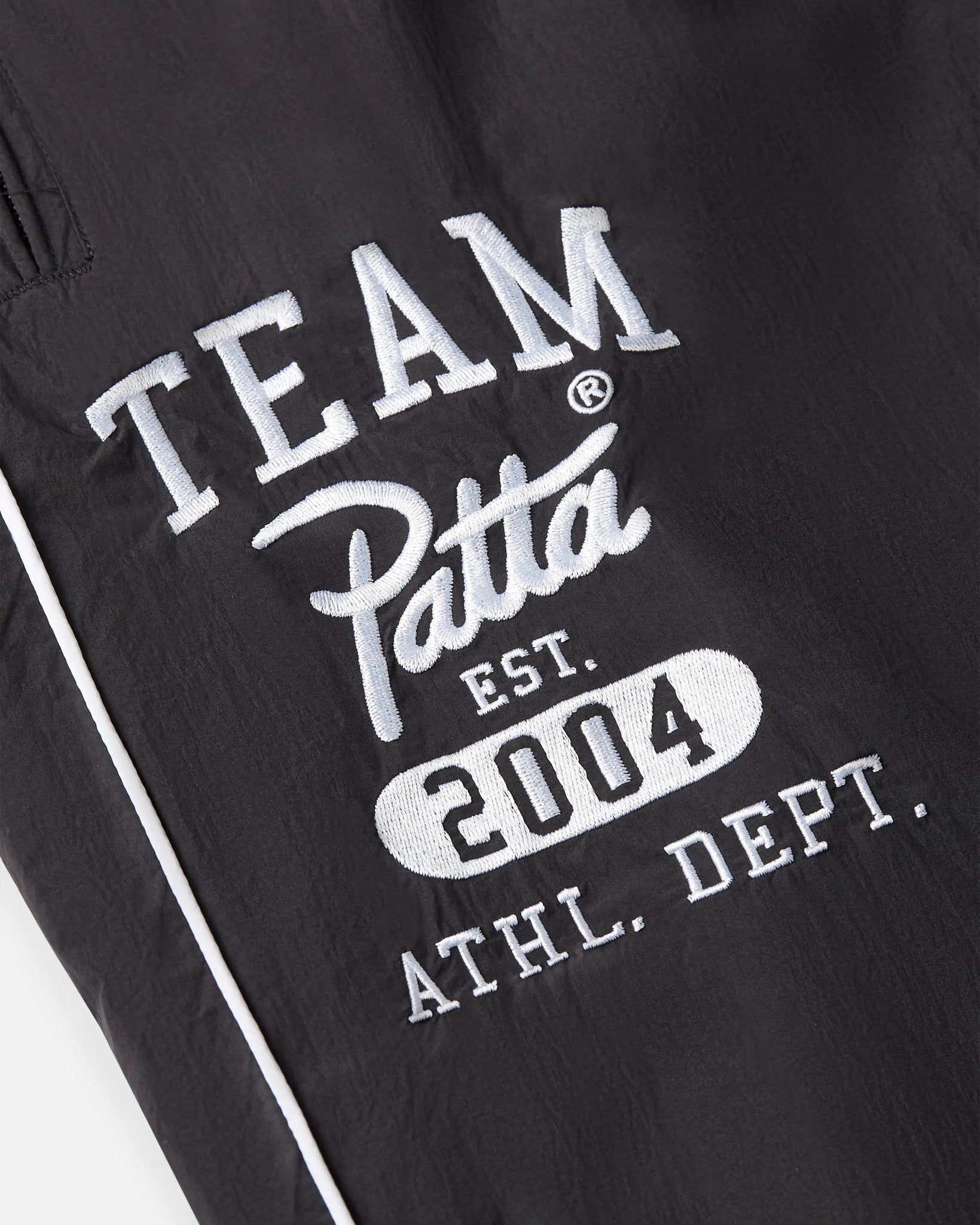 Patta Athletic Nylon Track Pants (Black) - Patta