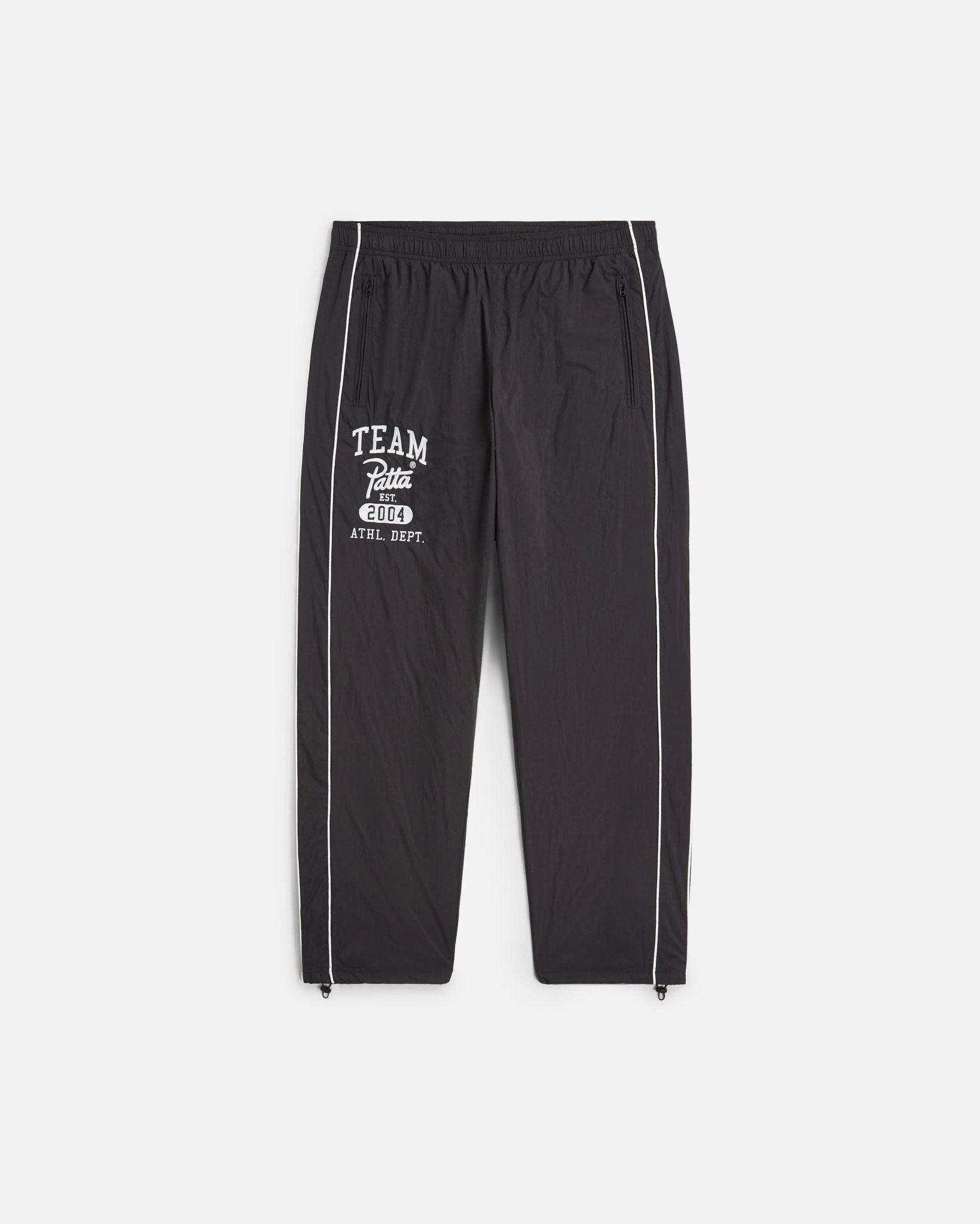 Patta Athletic Nylon Track Pants (Black) - Patta