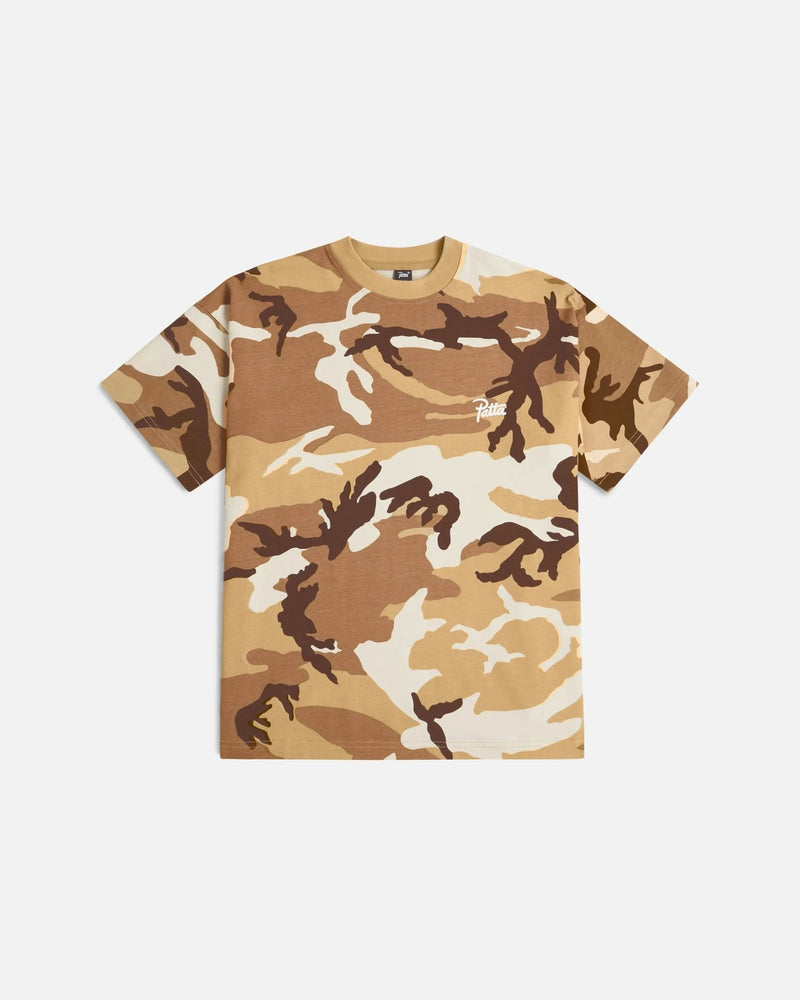 Patta Bark Woodland Camo T-Shirt (Sand Dollar) - Patta