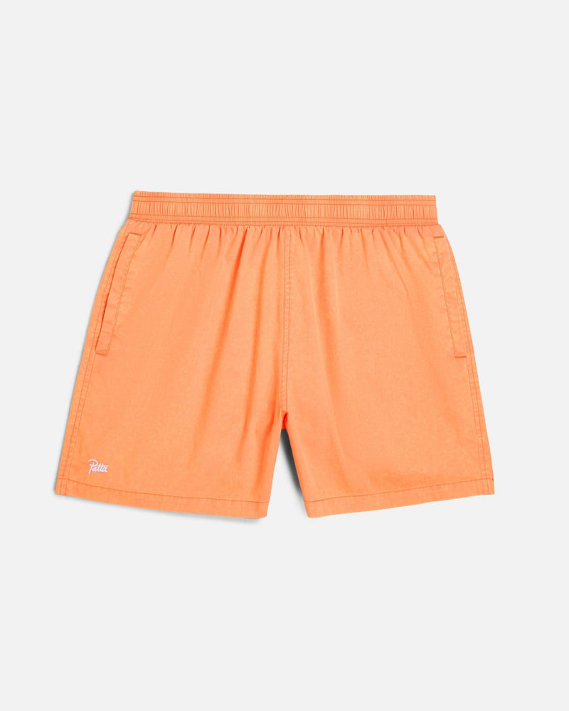 Patta Basic Acid Wash Swim Shorts (Melon) - Patta