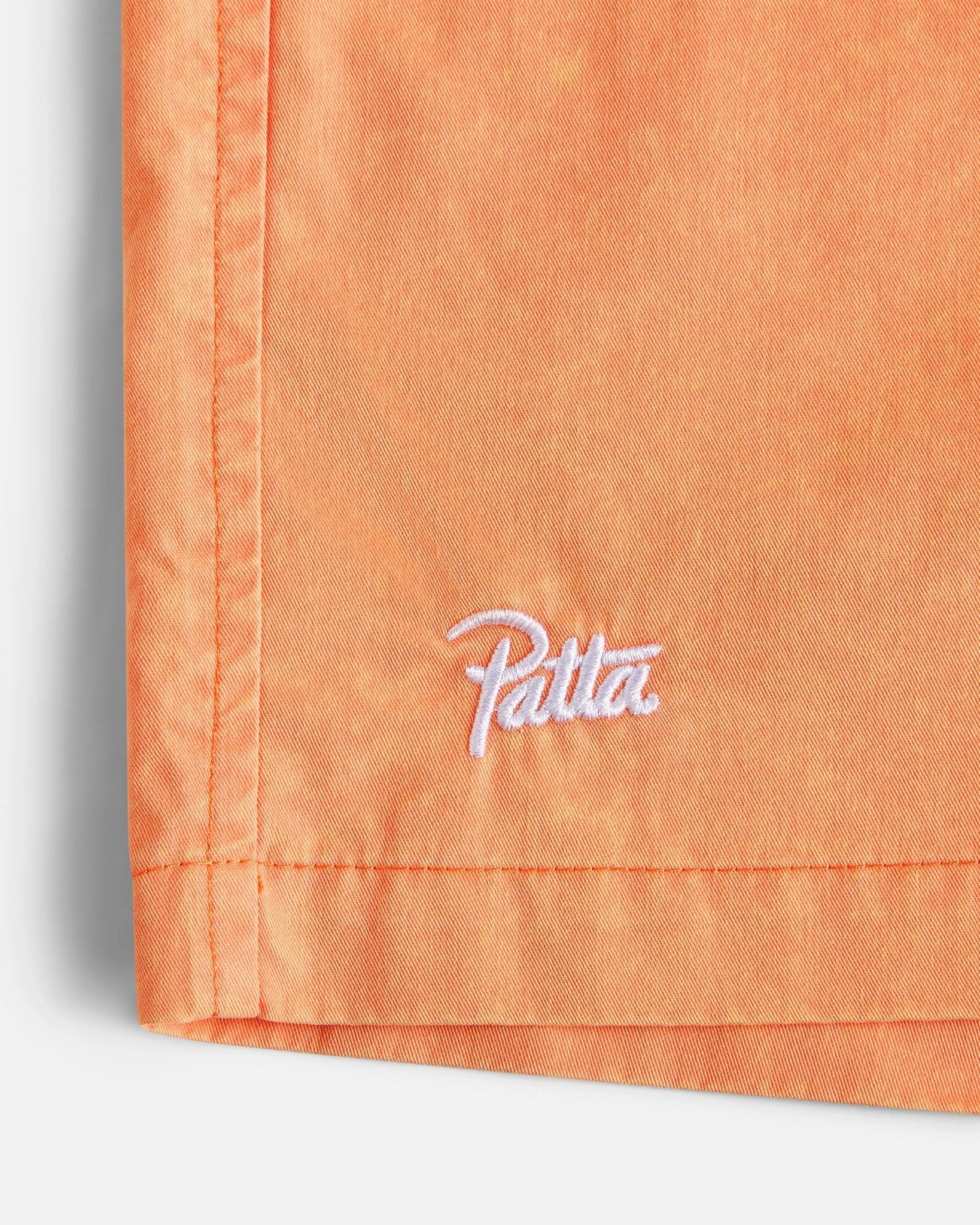 Patta Basic Acid Wash Swim Shorts (Melon) - Patta