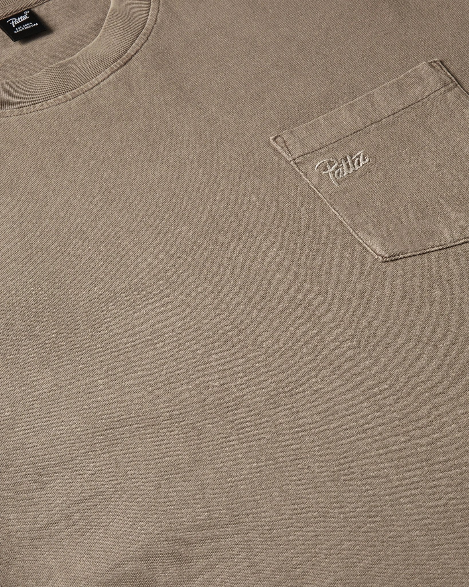 Patta Basic Pocket T-Shirt (Driftwood) - Patta