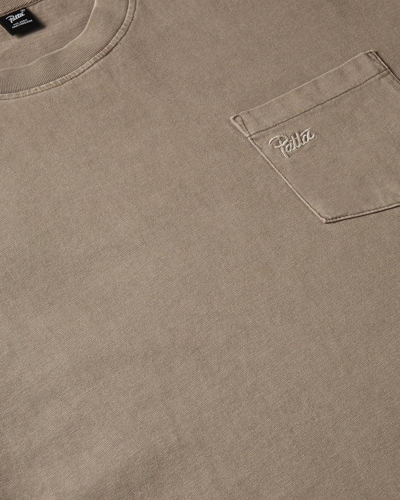 Patta Basic Pocket T-Shirt (Driftwood) - Patta