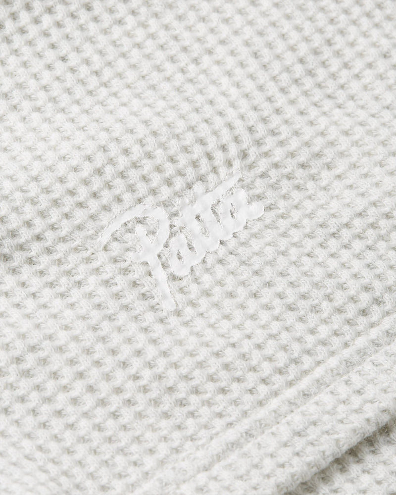 Patta Basic Waffle Shorts (Melange Grey) - Patta