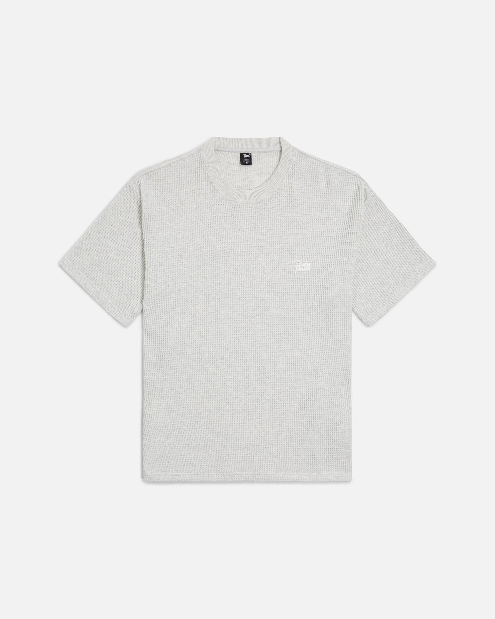 Patta Basic Waffle T-Shirt (Melange Grey) - Patta
