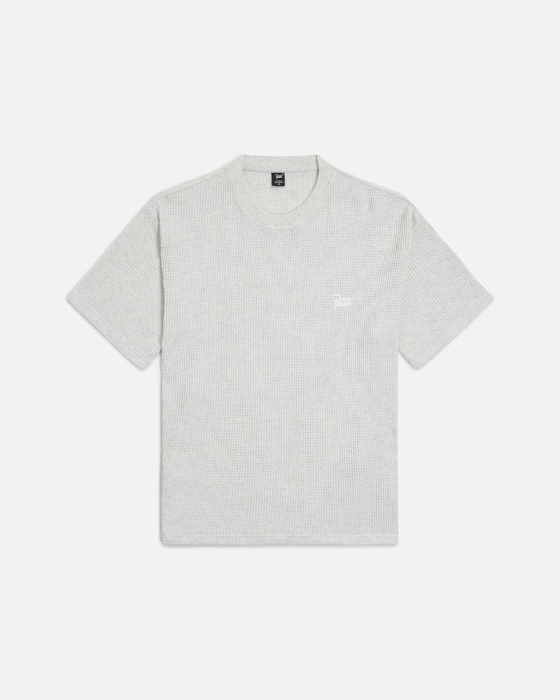 Patta Basic Waffle T-Shirt (Melange Grey) - Patta