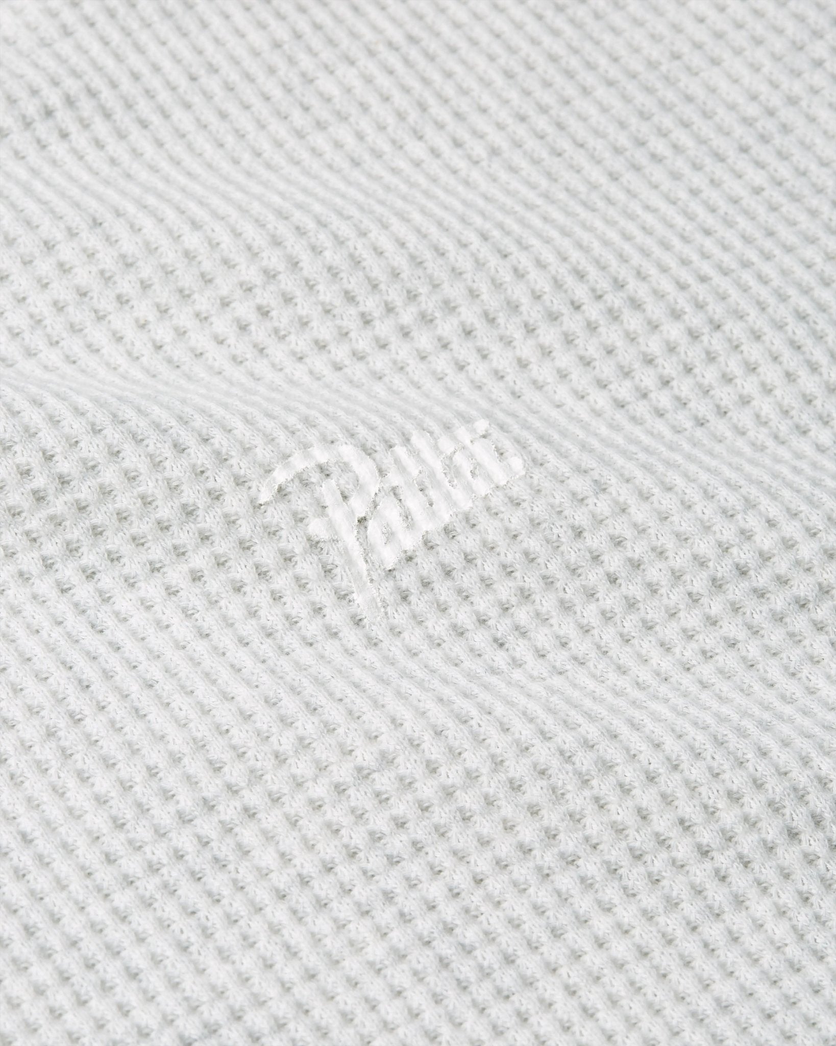 Patta Basic Waffle T-Shirt (Melange Grey) - Patta