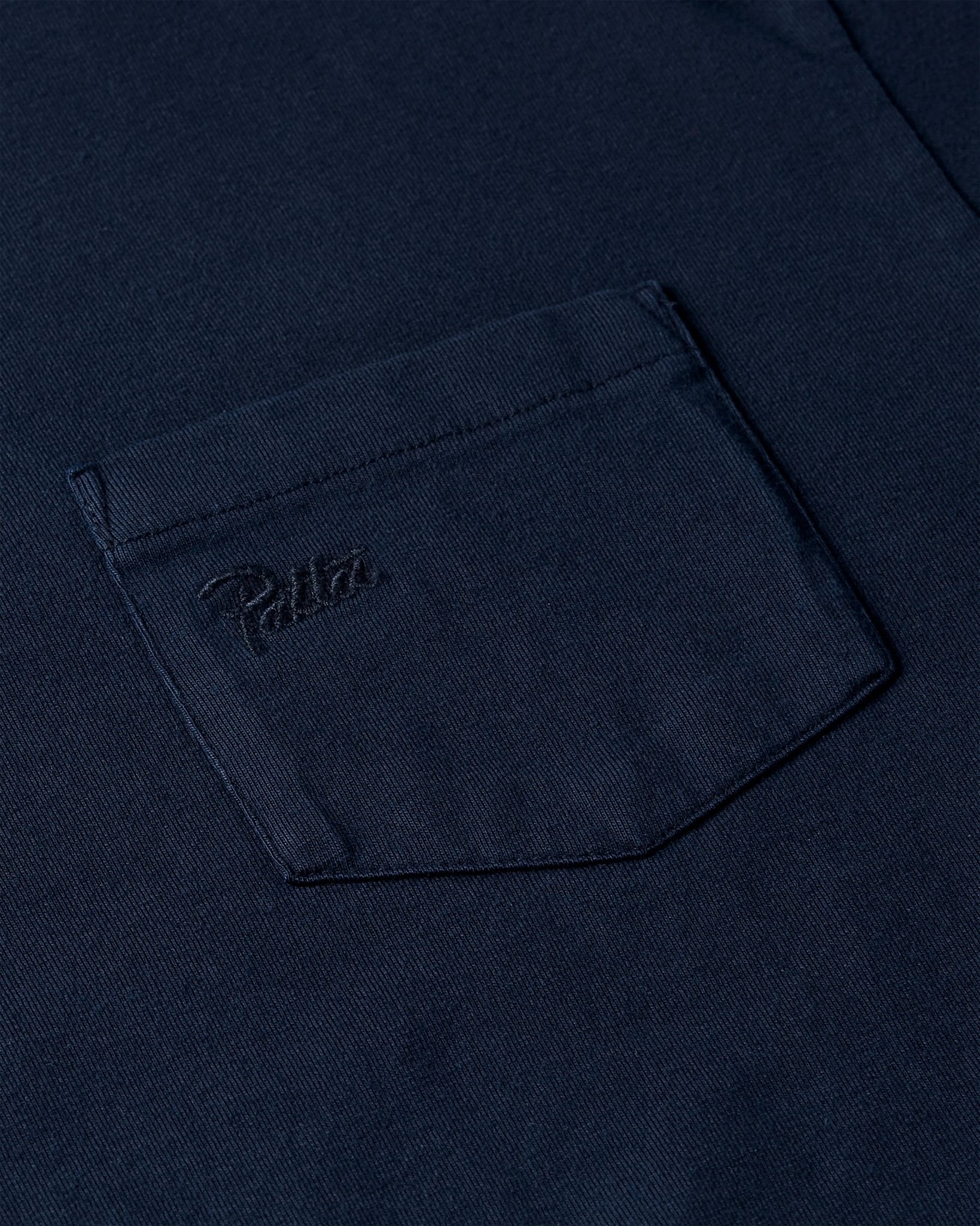 Patta Basic Washed Pocket T-Shirt (Black Iris) - Patta