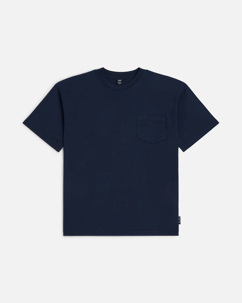 Patta Basic Washed Pocket T-Shirt (Black Iris) - Patta