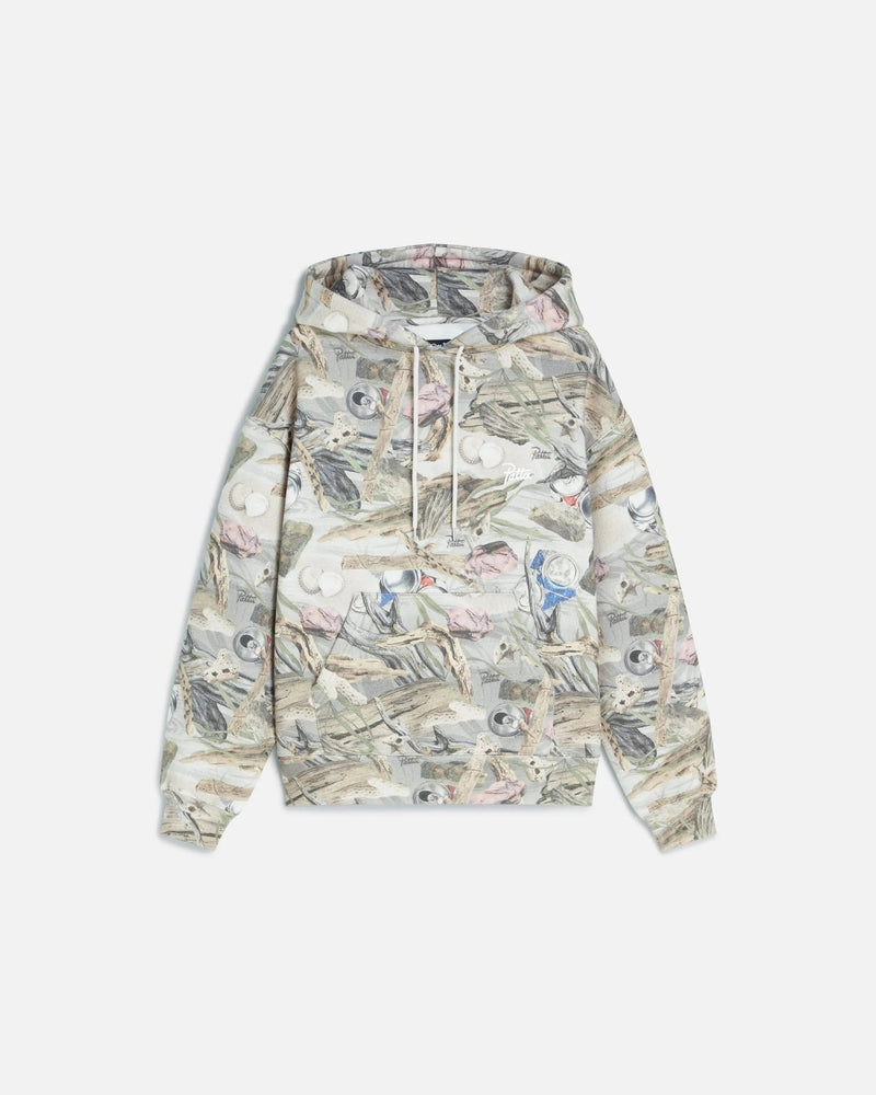 Patta Beach Print Boxy Hooded Sweater (Multi) - Patta