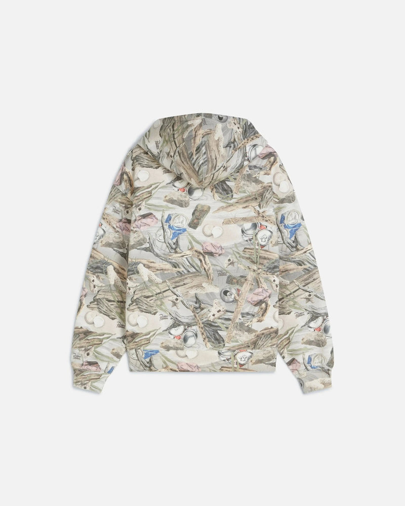 Patta Beach Print Boxy Hooded Sweater (Multi) - Patta