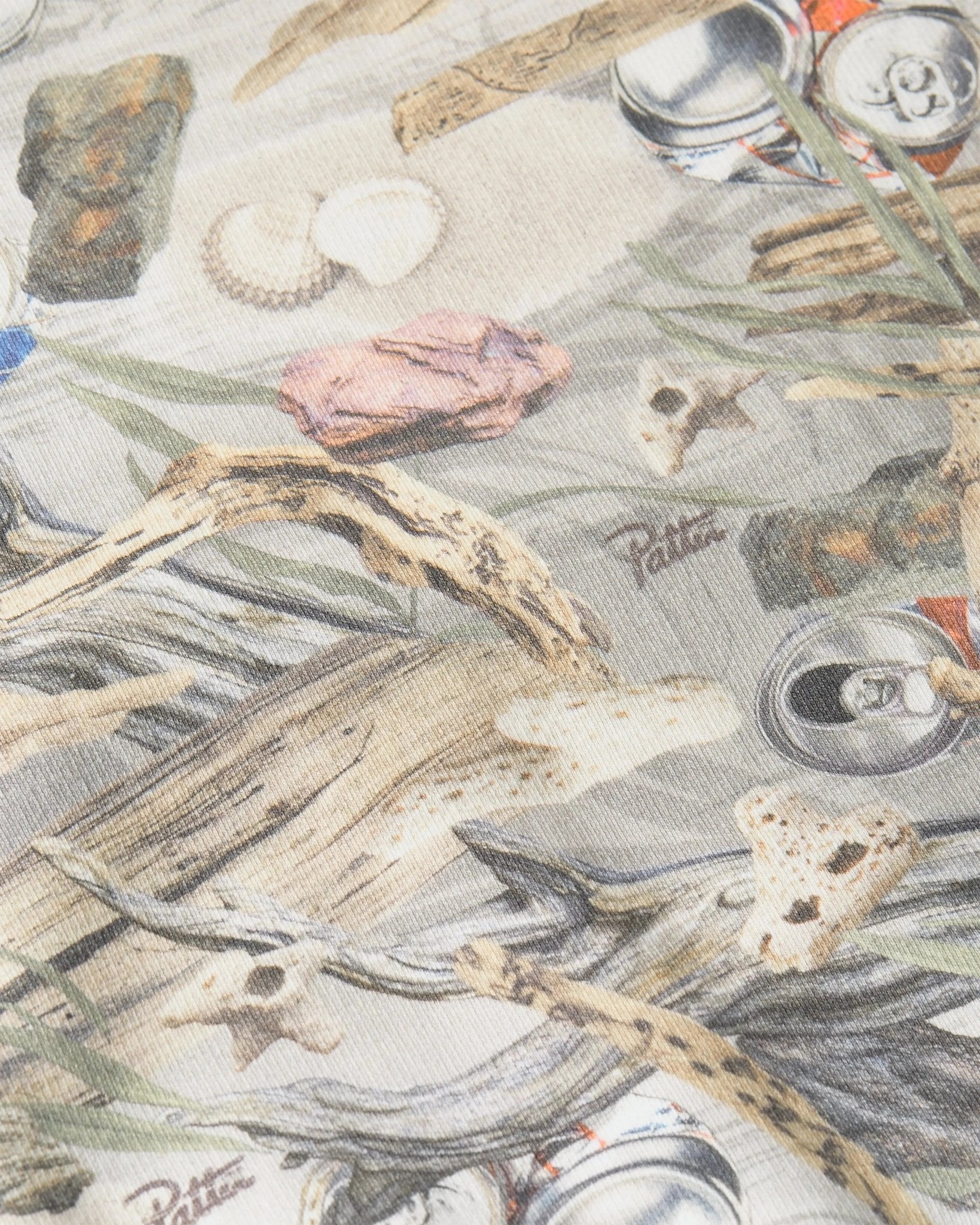 Patta Beach Print Boxy Hooded Sweater (Multi) - Patta