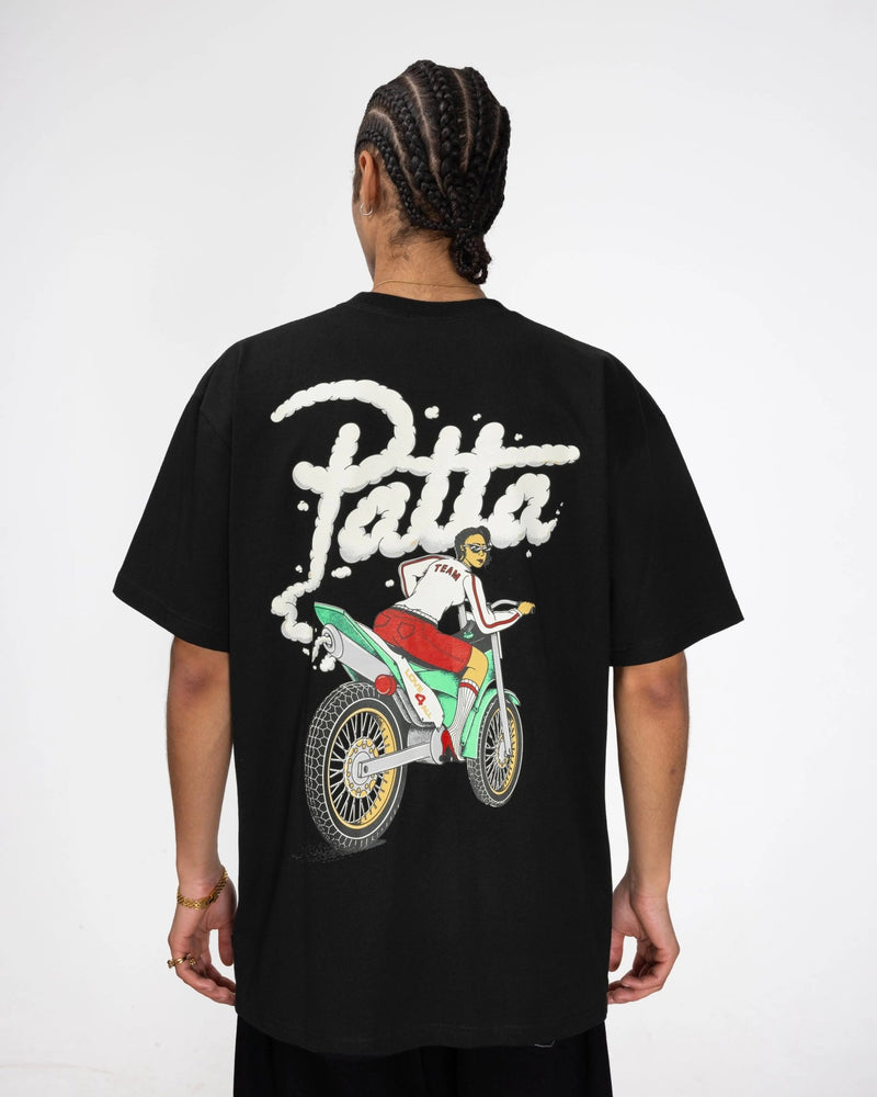 Patta Biker T-Shirt (Black) - Patta