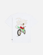Patta Biker T-Shirt (White) - Patta