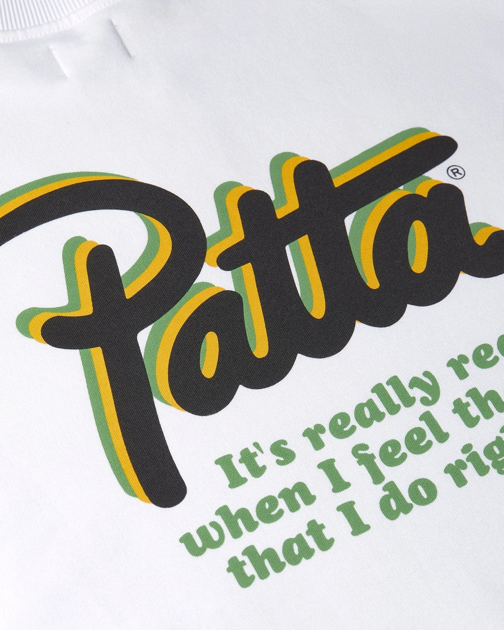 Patta Block Party Crewneck Sweater (White) - Patta