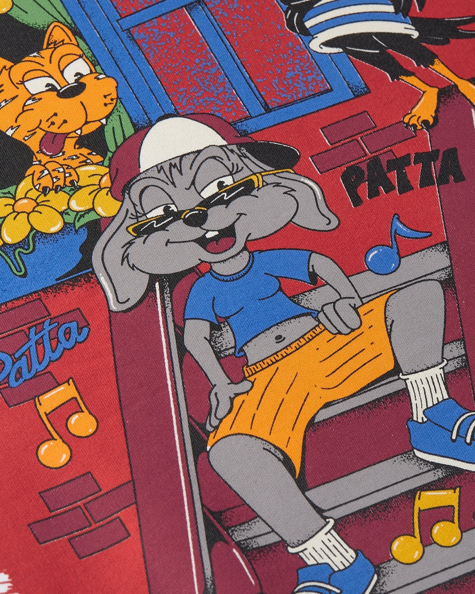 Patta Block Party Crewneck Sweater (White) - Patta