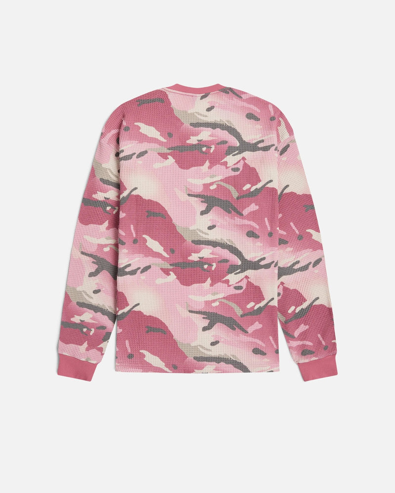 Patta Cactus Flower Camo Waffle Longsleeve T-Shirt (Cactus Flower) - Patta