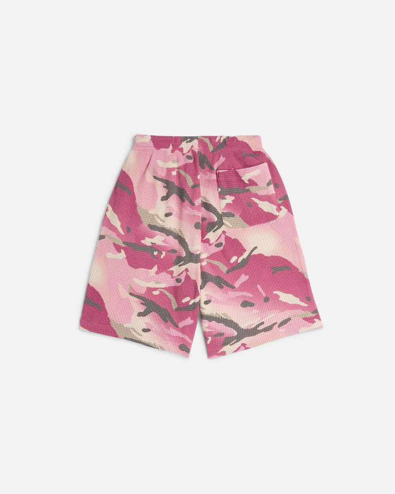 Patta Cactus Flower Camo Waffle Shorts (Cactus Flower) - Patta