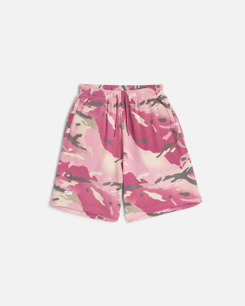 Patta Cactus Flower Camo Waffle Shorts (Cactus Flower) - Patta