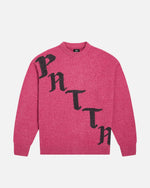 Patta Chenille Knitted Sweater (Fuchsia Red) - Patta