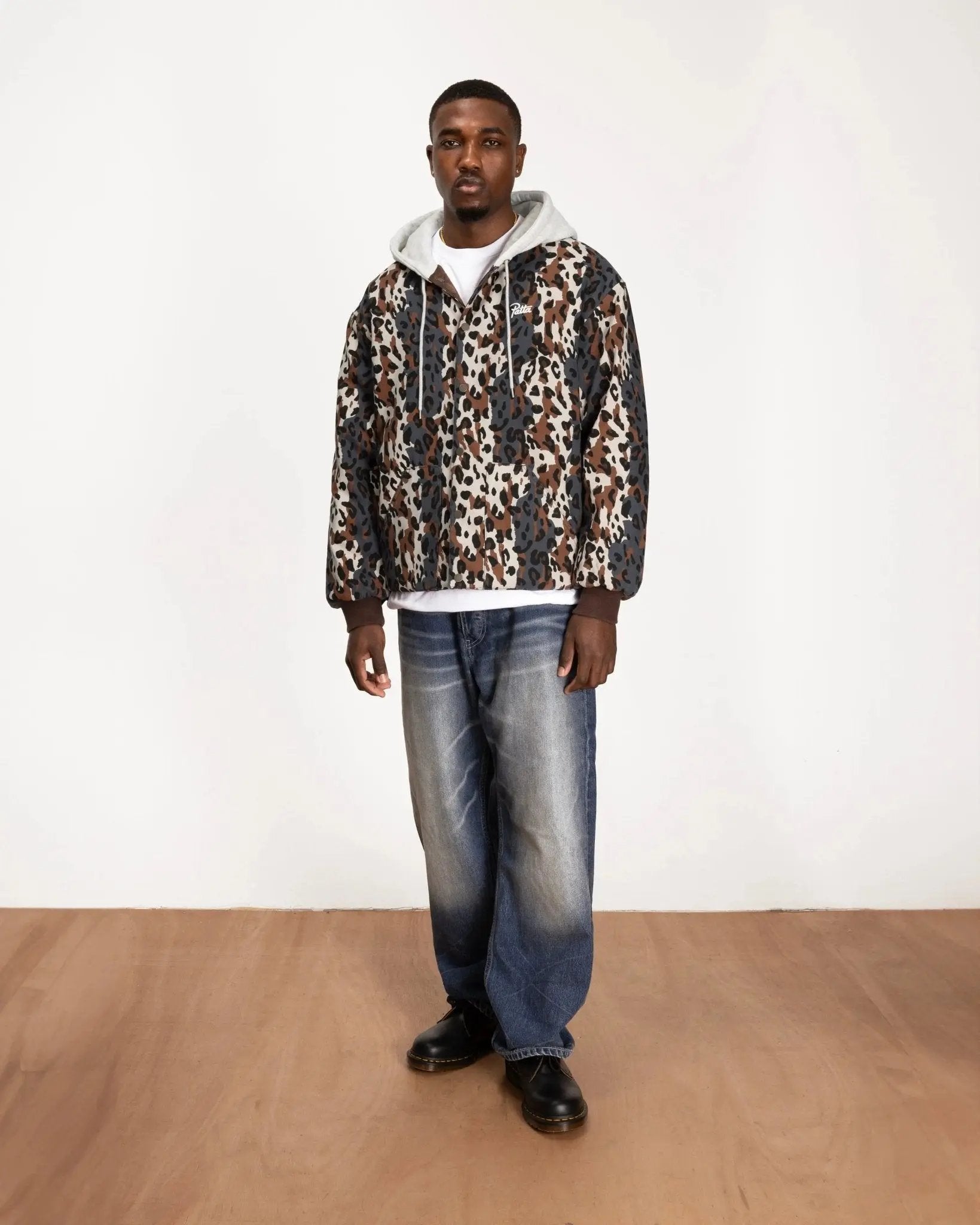 Patta City Leopard Reversible Bomber Jacket (Multi) - Patta