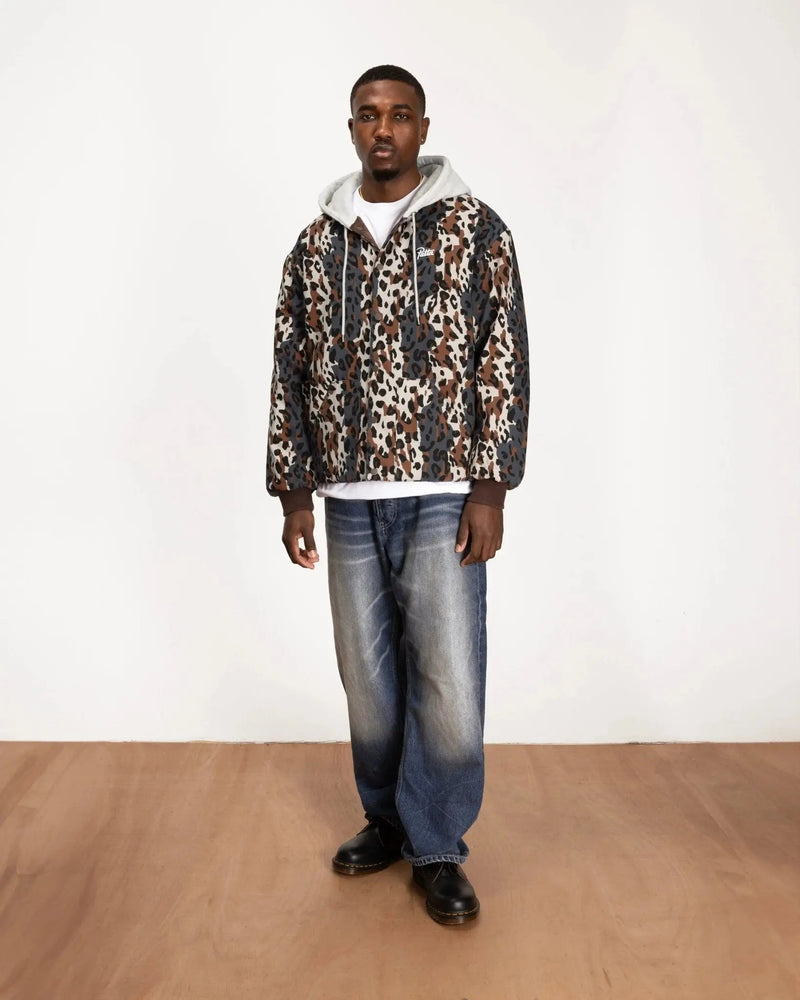 Patta City Leopard Reversible Bomber Jacket (Multi) - Patta