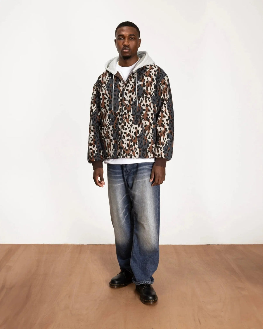 Patta City Leopard Reversible Bomber Jacket (Multi) - Patta