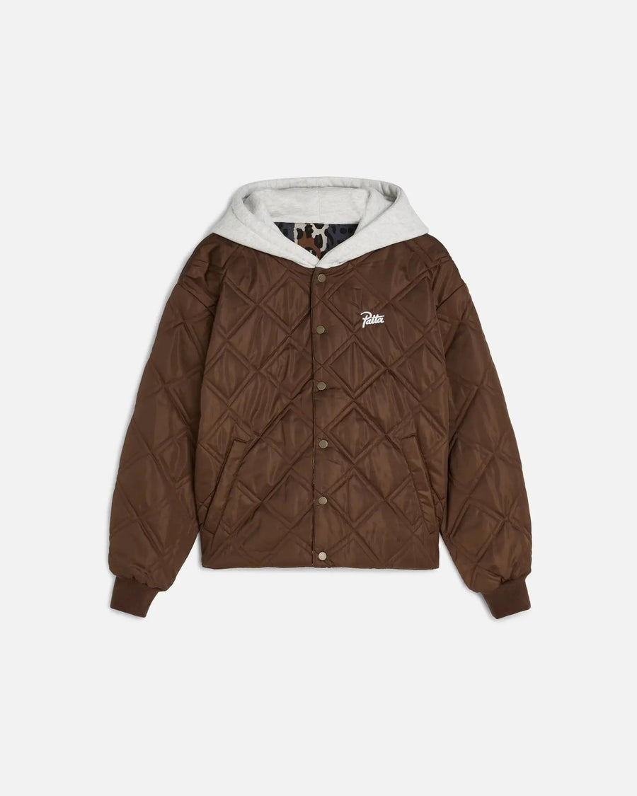 Patta City Leopard Reversible Bomber Jacket (Multi) - Patta