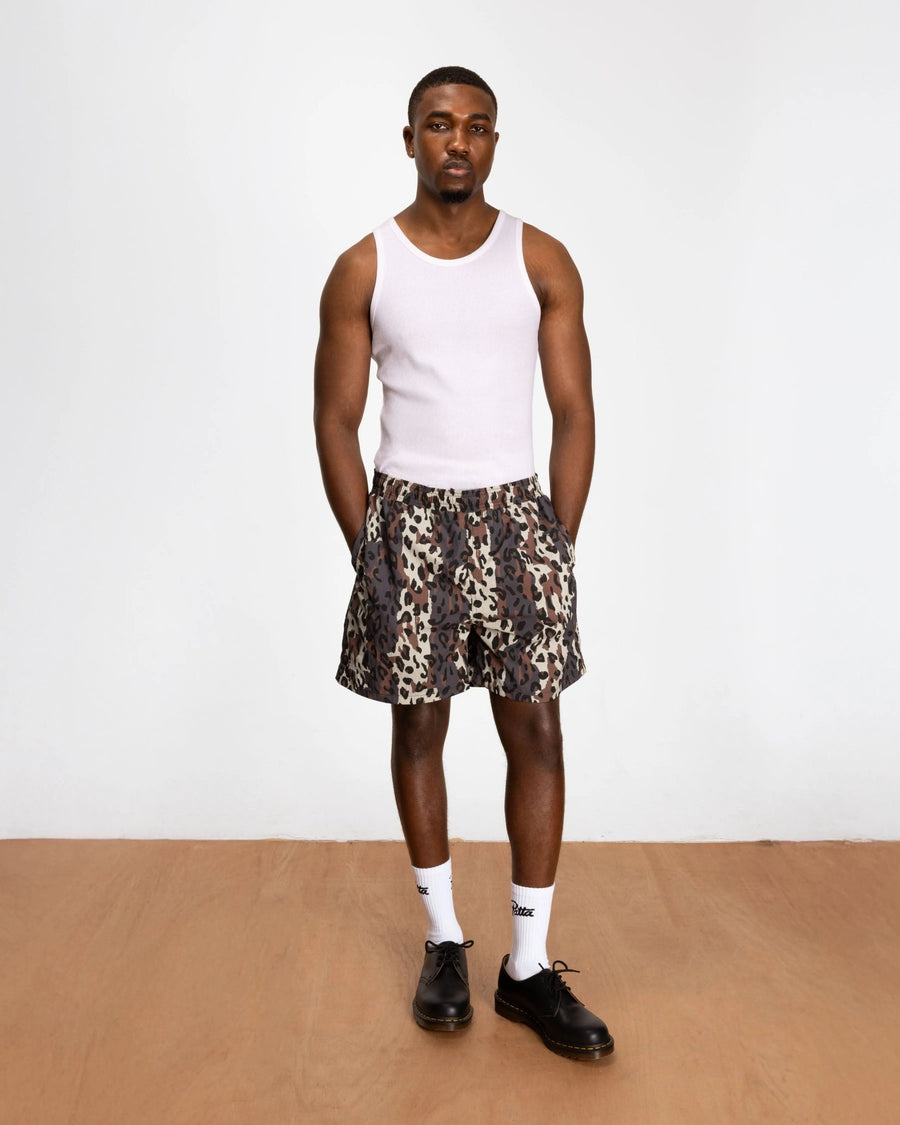 Patta City Leopard Swim Shorts (Tornado) - Patta