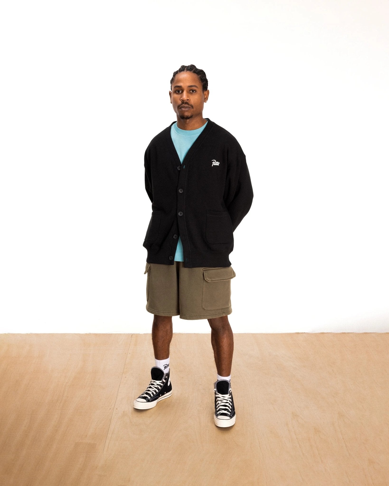 Patta Classic Cardigan (Black) - Patta