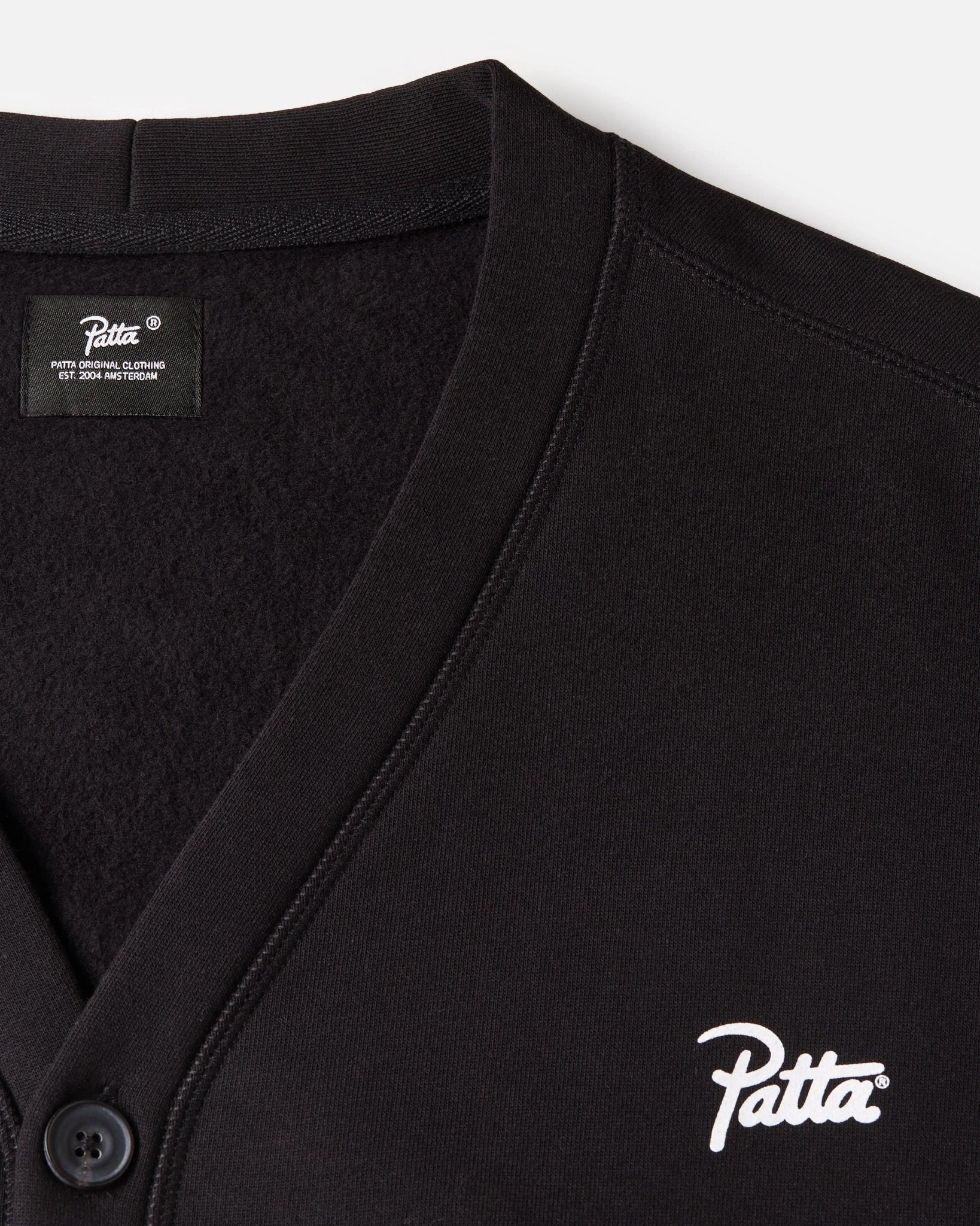 Patta Classic Cardigan (Black) - Patta