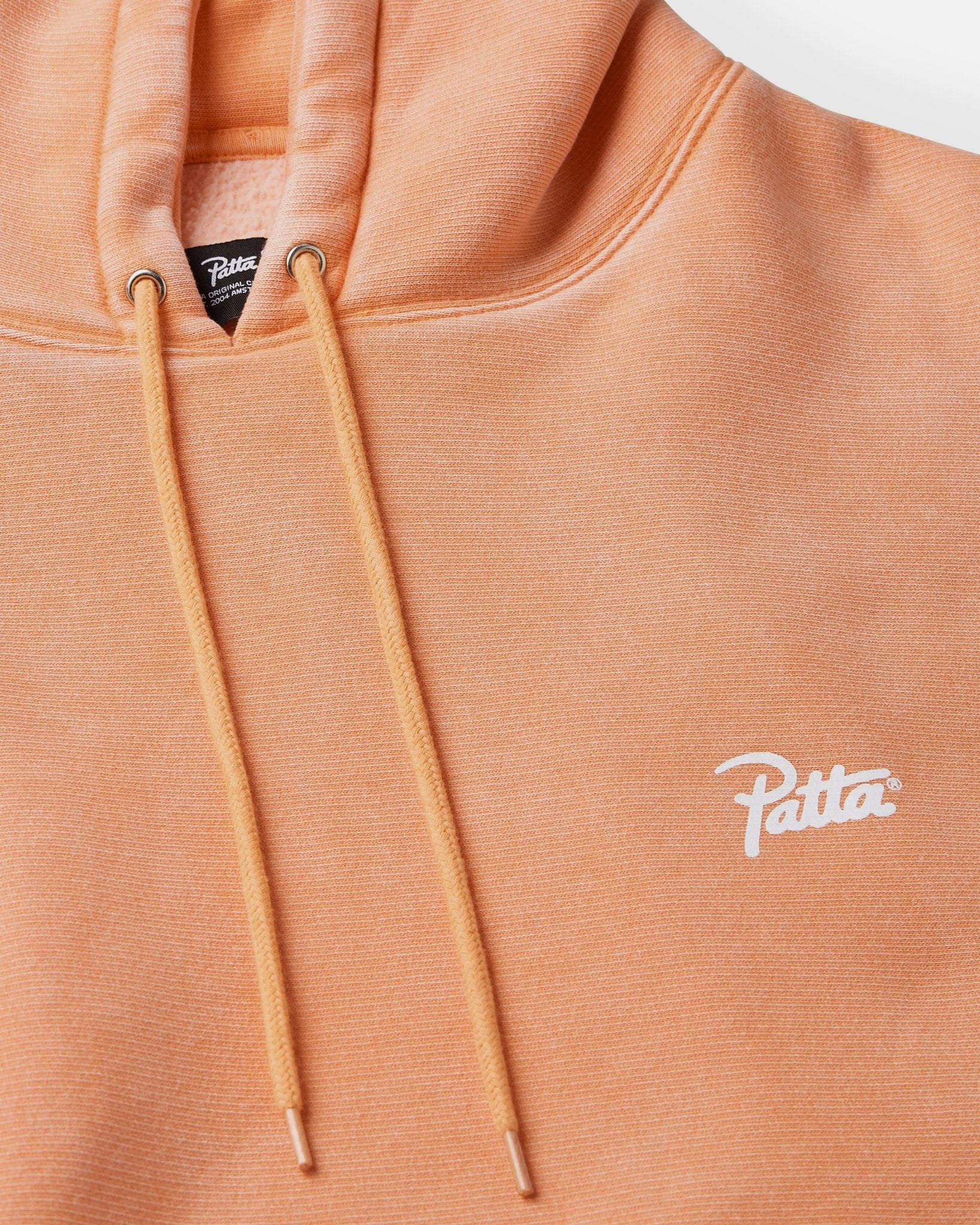 Patta Classic Washed Hooded Sweater (Melon) - Patta