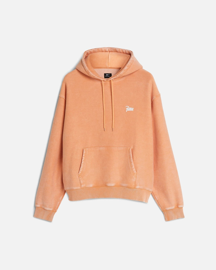 Patta Classic Washed Hooded Sweater (Melon) - Patta