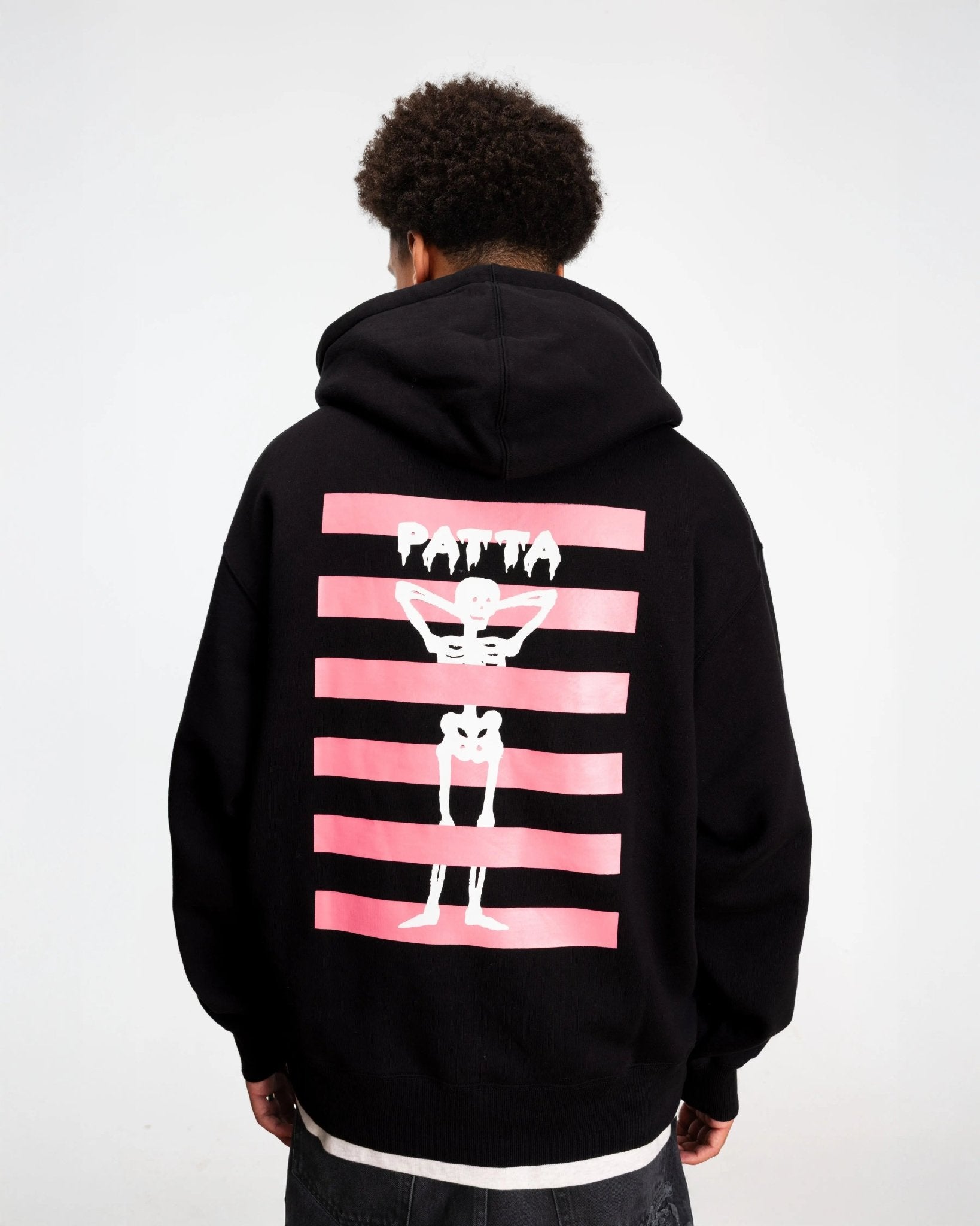 Patta Cycling Team x Rapha Hooded Sweater (Black) - Patta