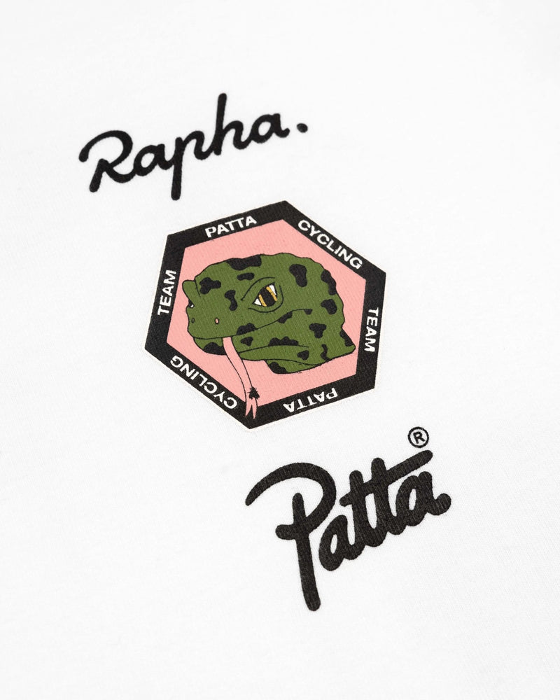 Patta Cycling Team x Rapha T-Shirt (White) - Patta