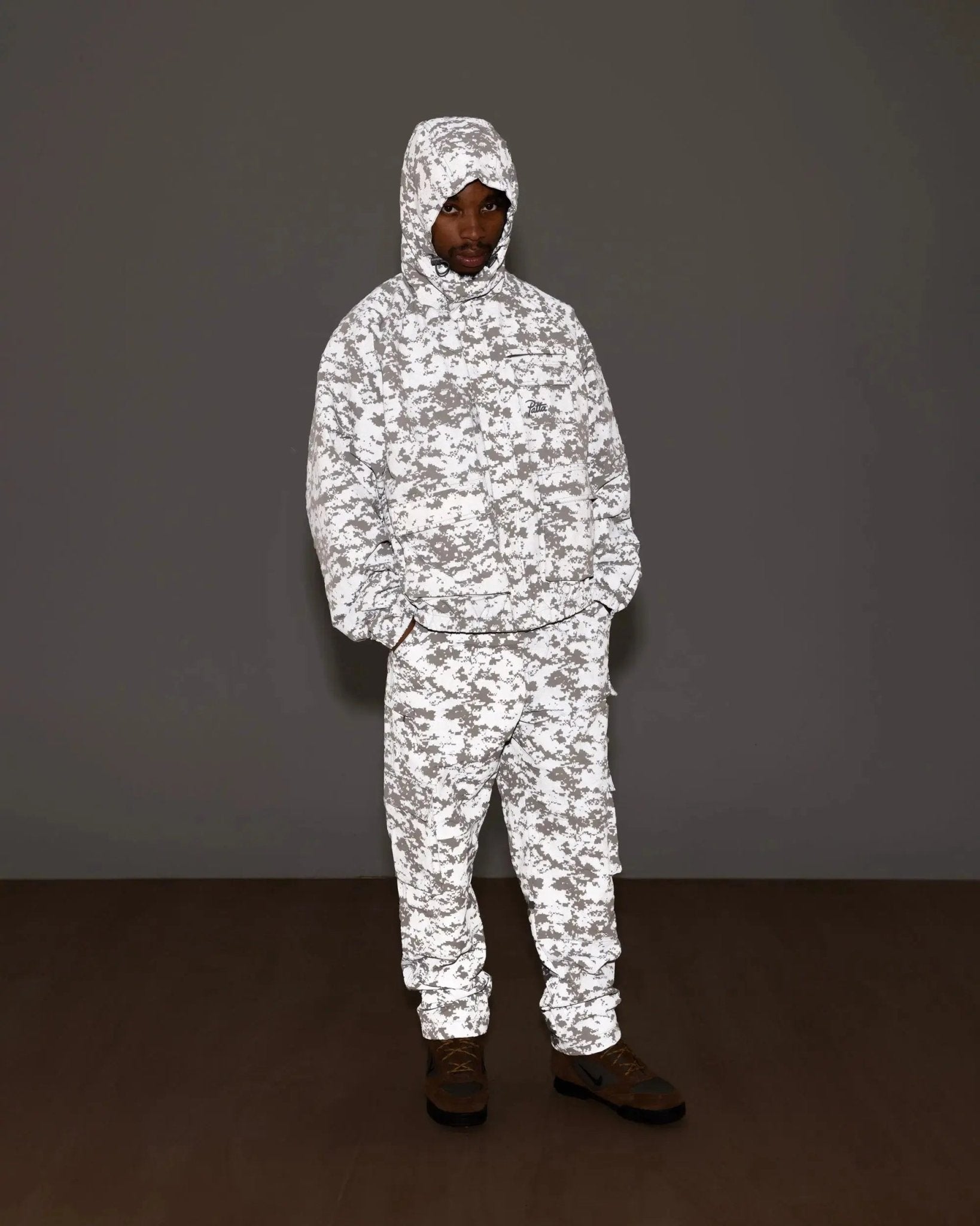 Patta Digi Camo Reflective Cargo Pants (Wild Dove) - Patta