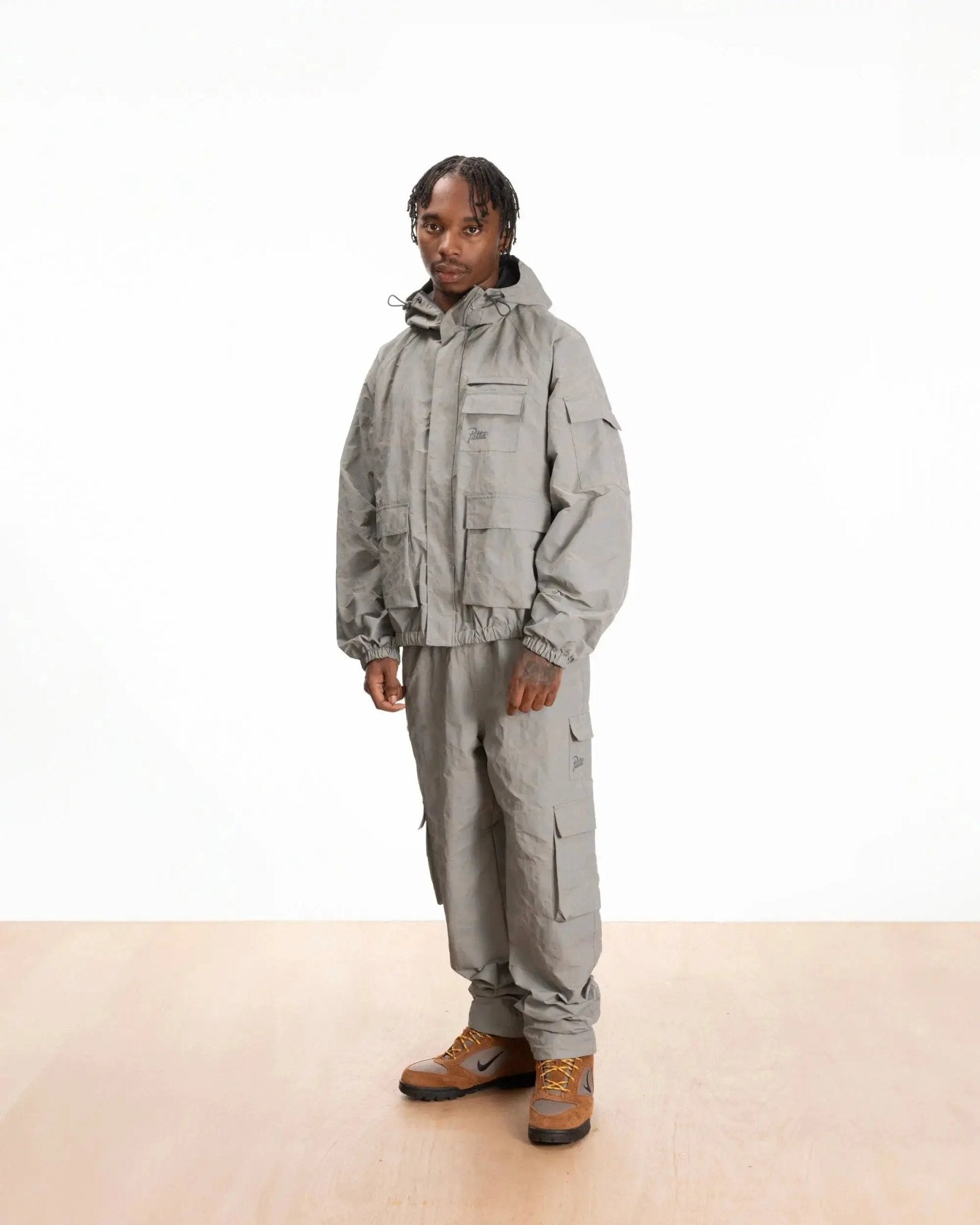 Patta Digi Camo Reflective Cargo Pants (Wild Dove) - Patta