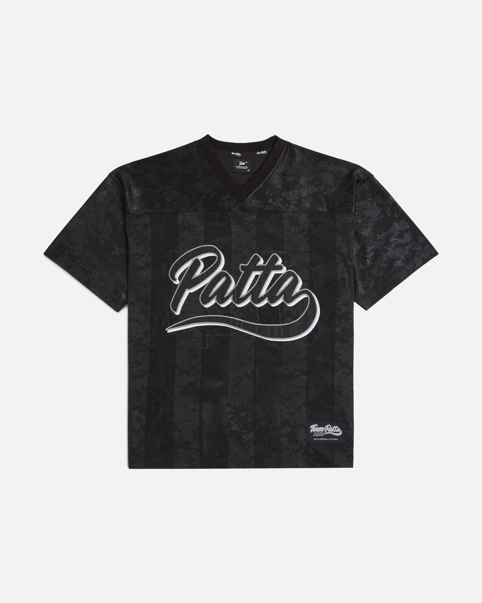 Patta Digi Lobi Mesh Football Jersey (Black) - Patta
